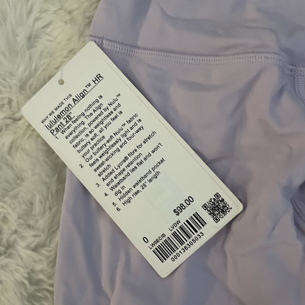 NEW W TAGS lulu leggings